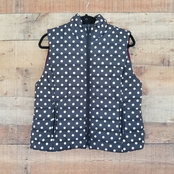 LOFT Jackets & Blazers - Ann Taylor LOFT Black & White Puffer Vest